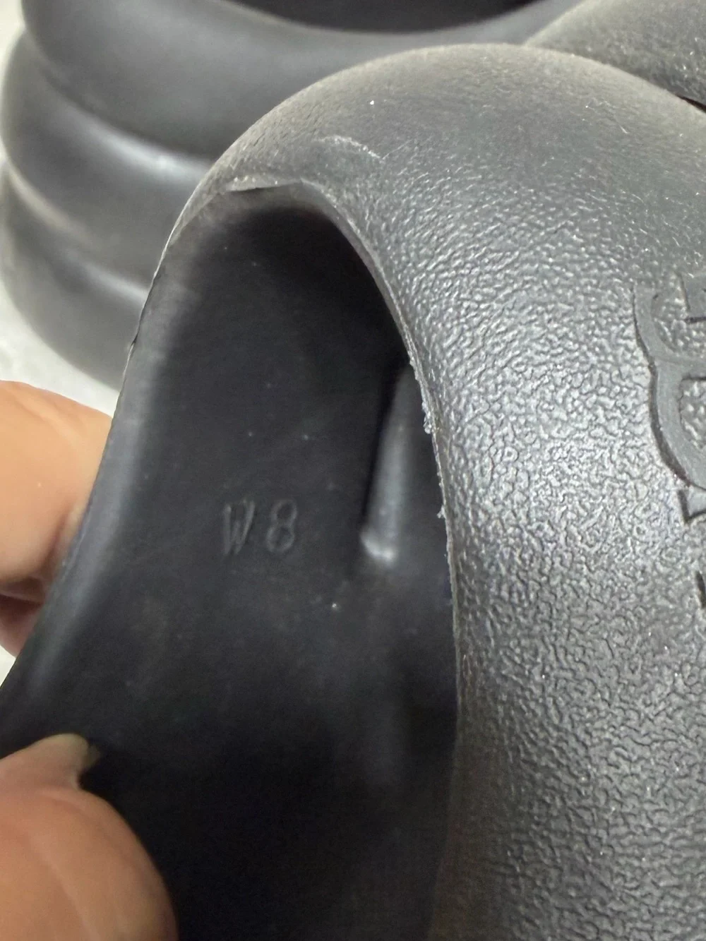 UGG Sport Yeah Clog slip-on shoes in black size 8